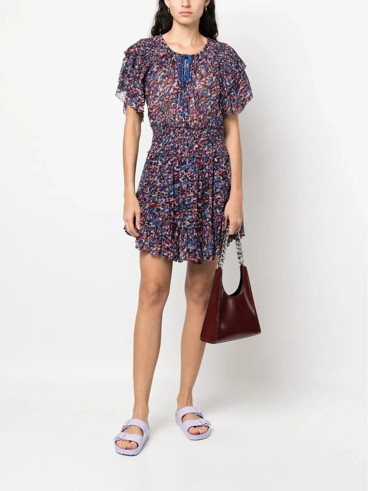 MARANT ÉTOILE Florise 花柄ミニドレス - 画像2