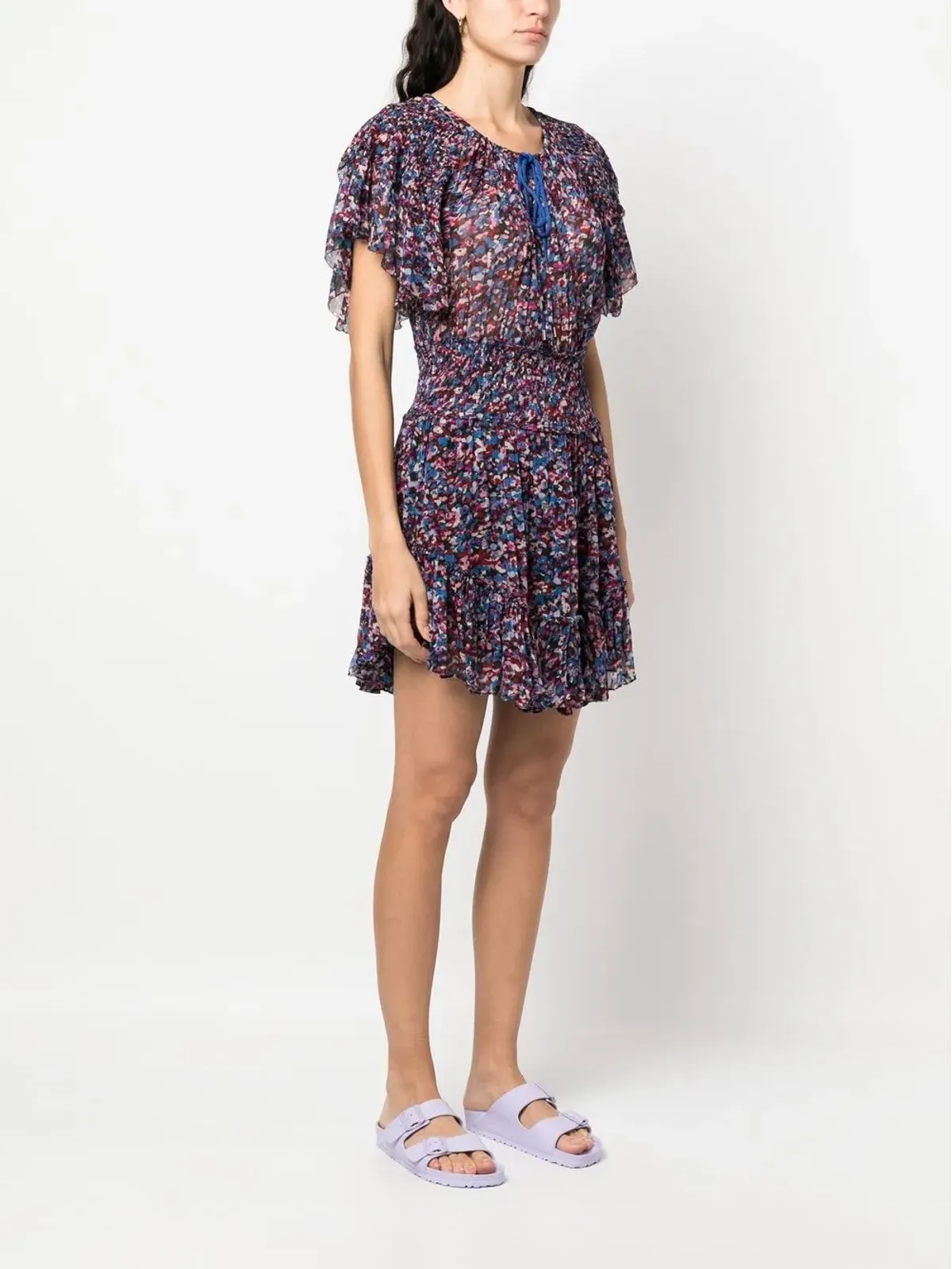 MARANT ÉTOILE Florise 花柄ミニドレス - 画像3