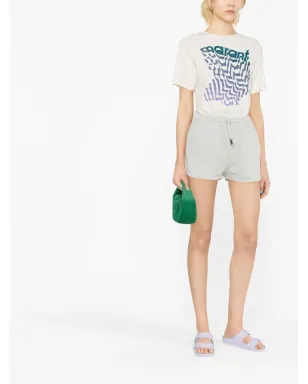 MARANT ÉTOILE Mifa ロゴプリント トラックショーツ - サムネイル2