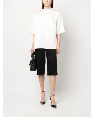 Lanvin 刺繍ロゴ入りサテンTシャツ - サムネイル2