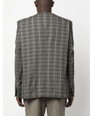 Maison MIHARA YASUHIRO チェック柄ブレザー - サムネイル4