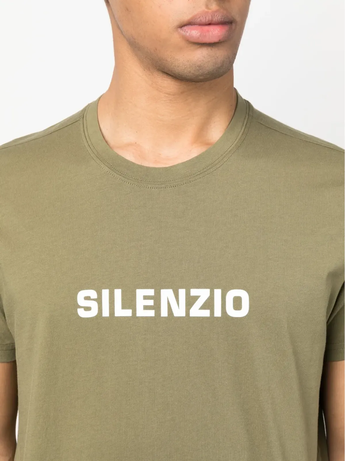 ASPESI Silenzio 短袖Tシャツ - グリーン - 画像5