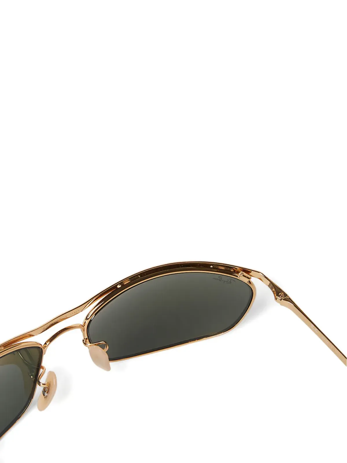 Ray-Ban ブロウライン サングラス - ゴールド - 画像4