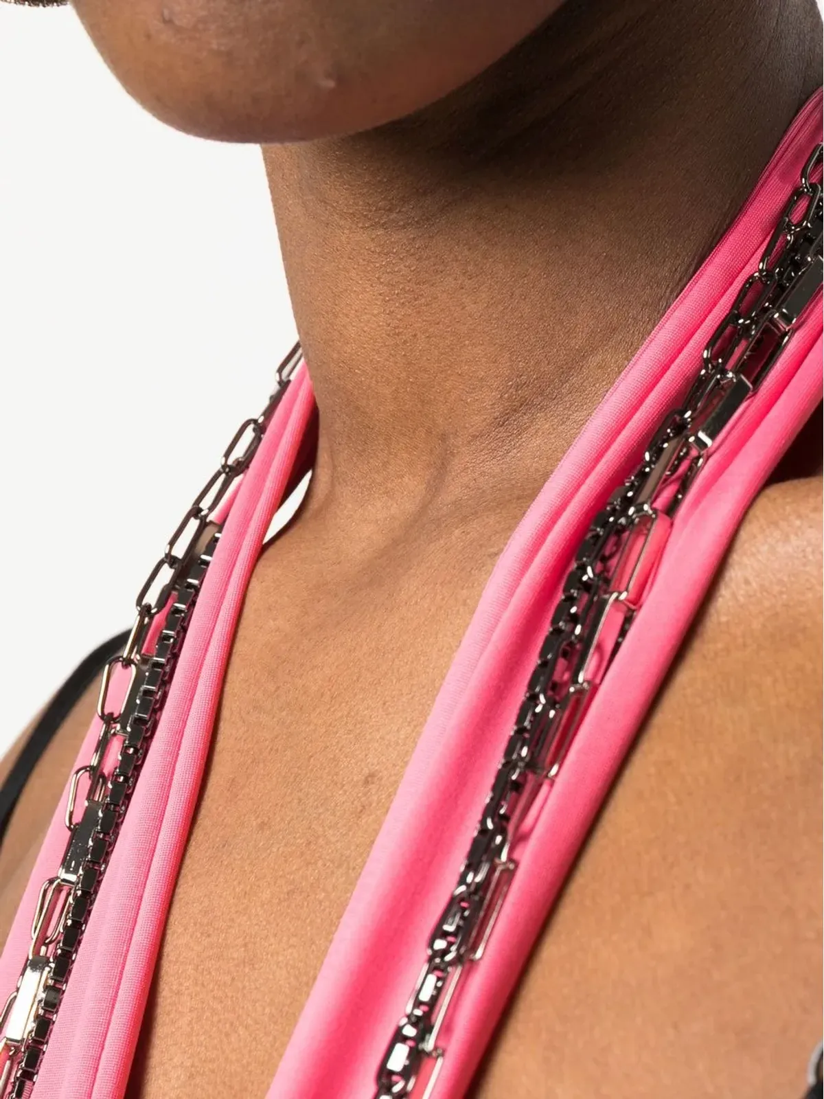 The Attico Ruby halterneck-strap leggings - 画像5