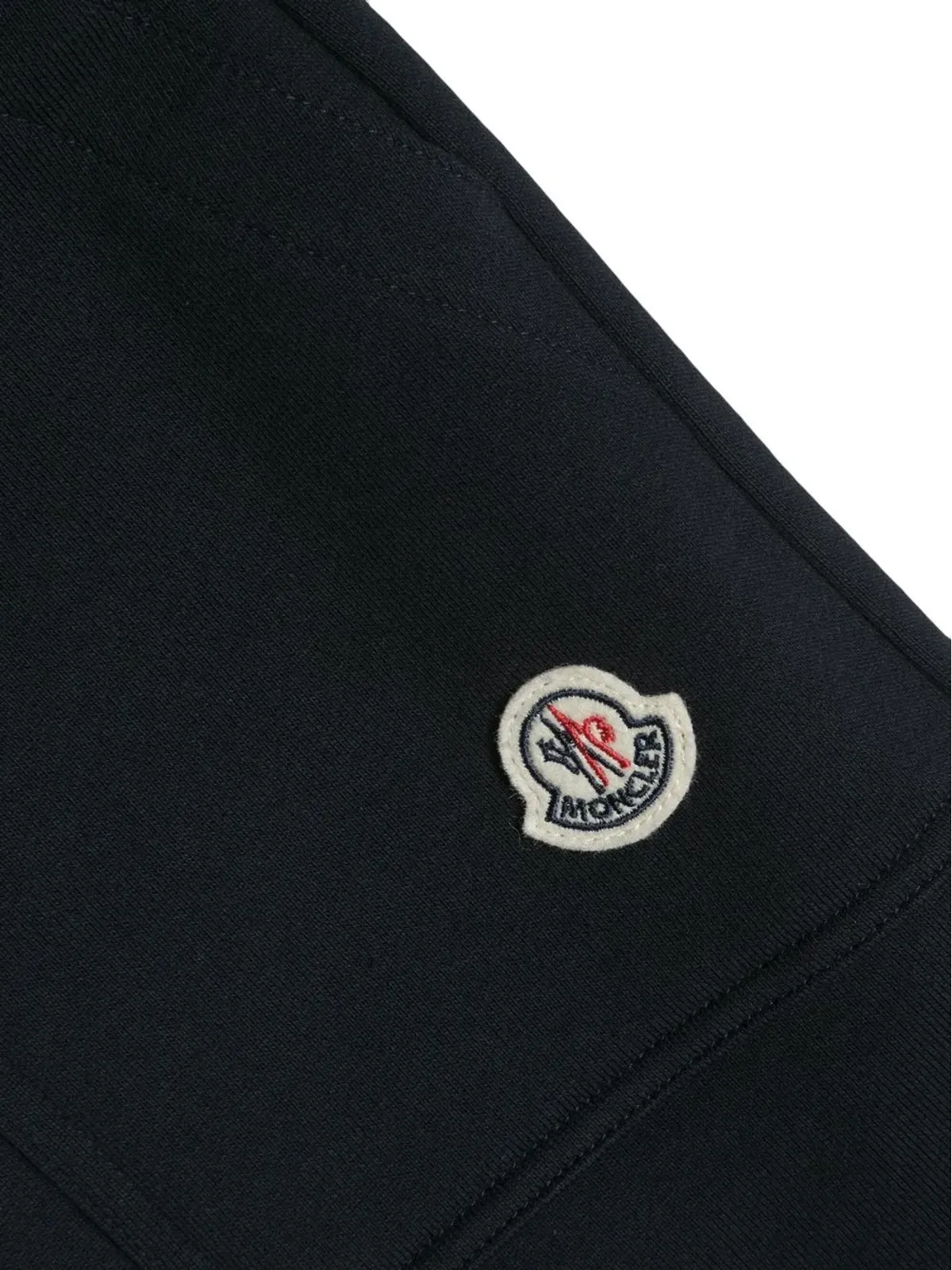 Moncler Enfant ロゴパッチ コットンショーツ - 画像3
