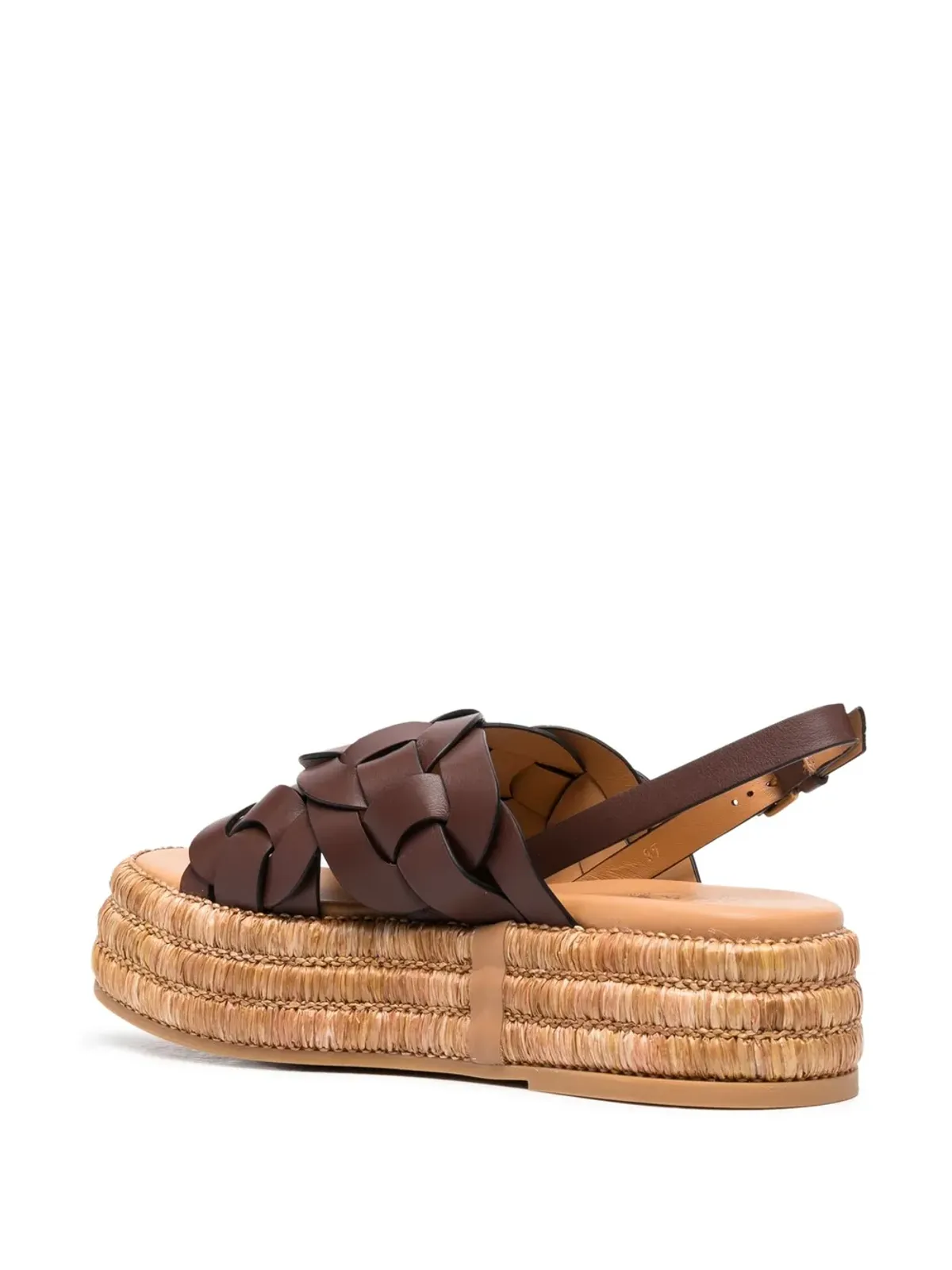 Tod's レザープラットフォームエスパドリーユ - 画像3