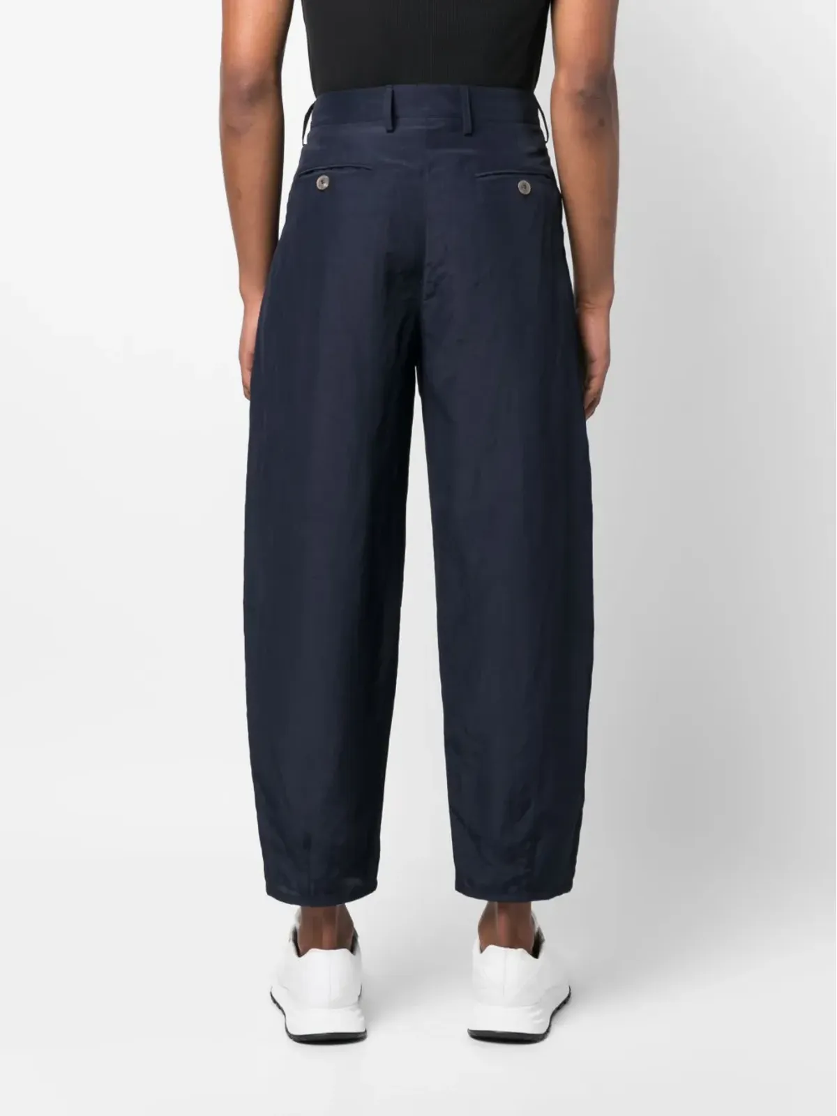 Giorgio Armani プリーツ入りワイドレッグパンツ - 画像4