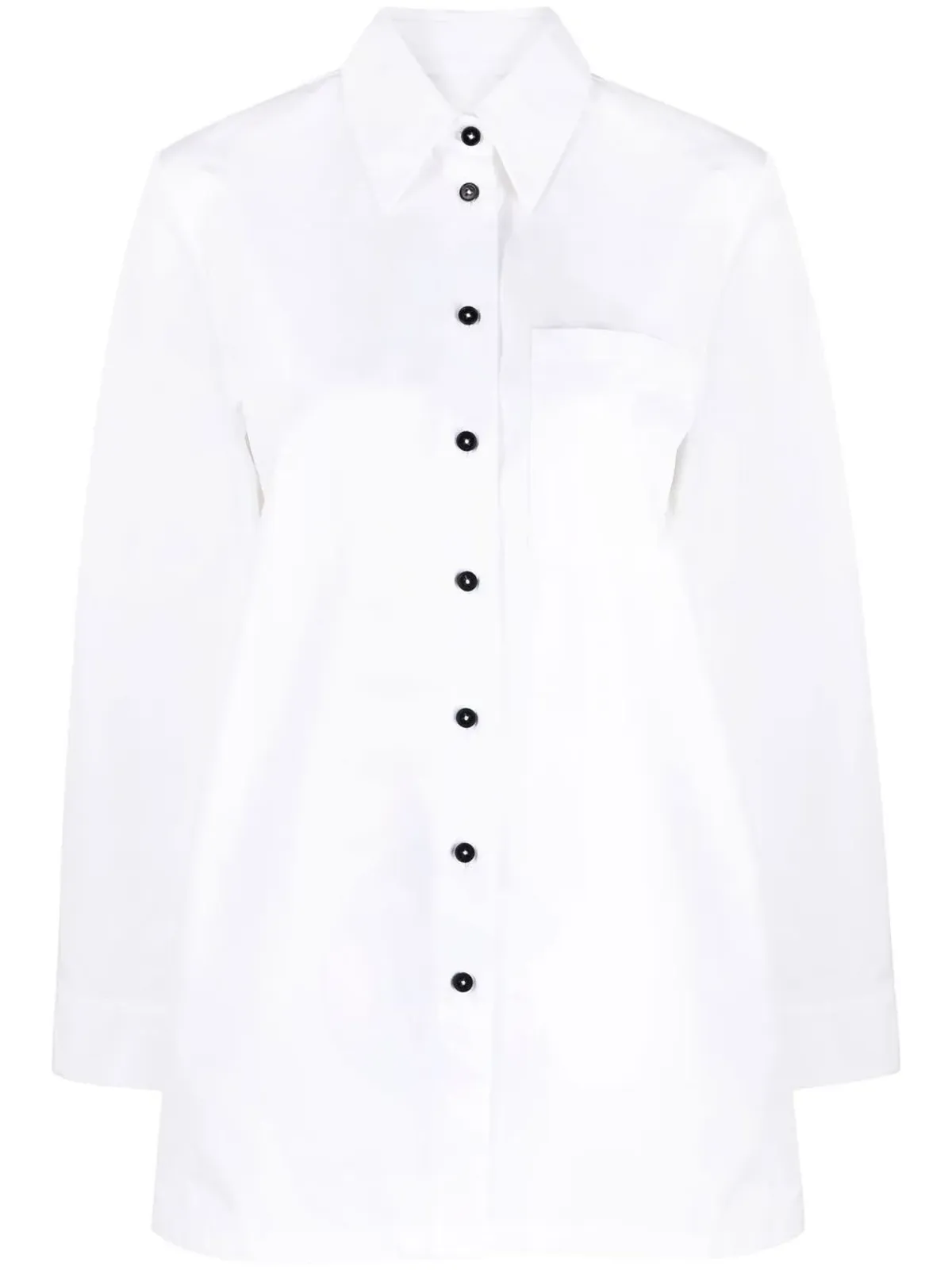 Jil Sander 長袖パッチポケットシャツ - 画像1