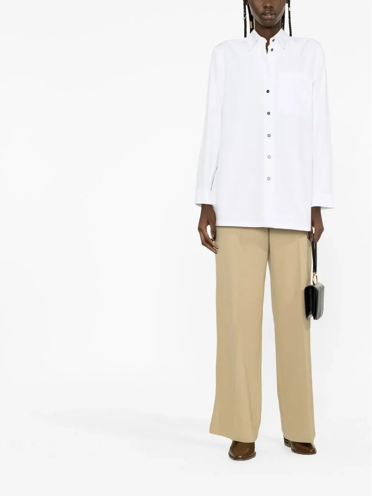 Jil Sander 長袖パッチポケットシャツ - 画像2