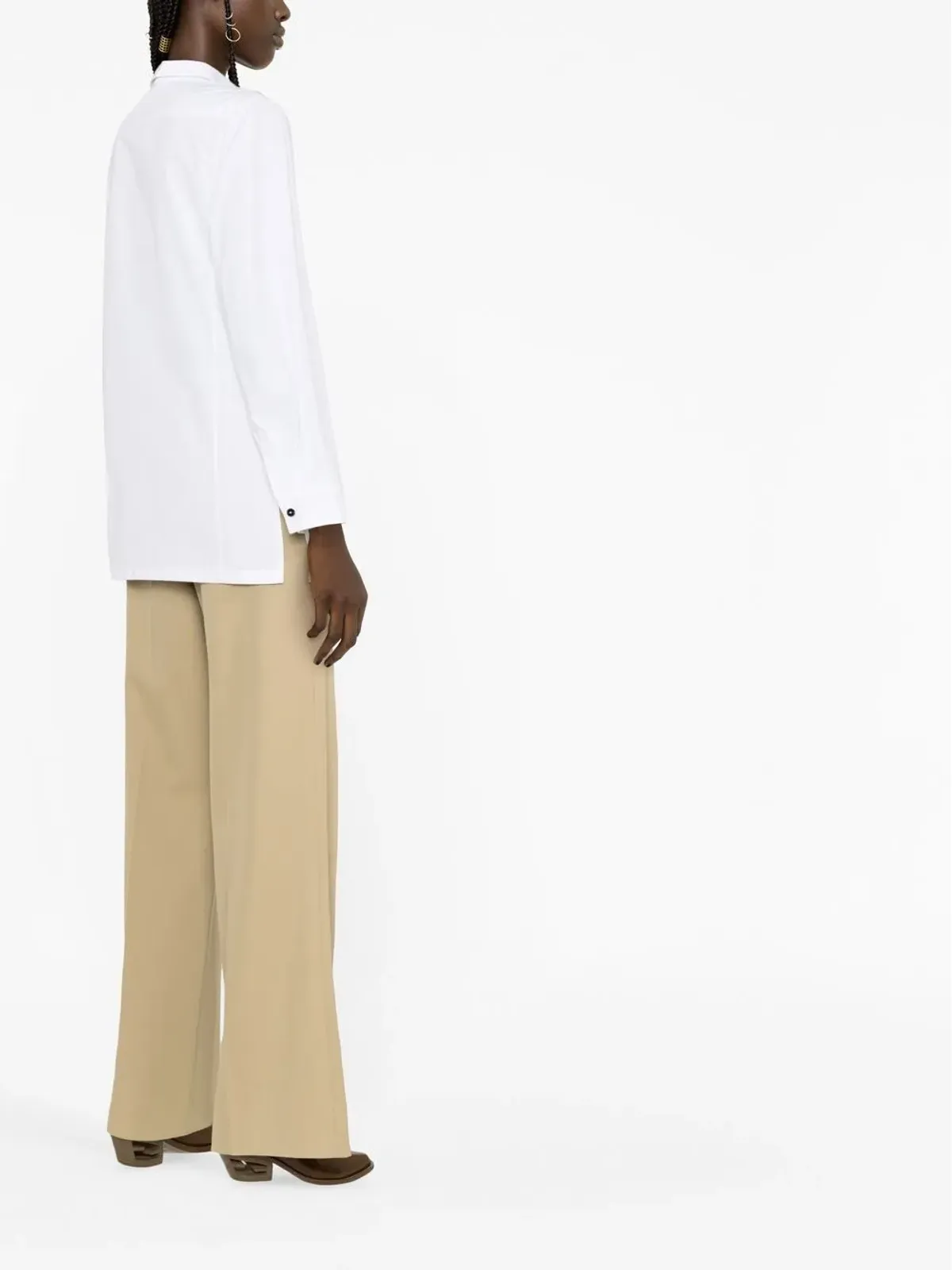 Jil Sander 長袖パッチポケットシャツ - 画像3