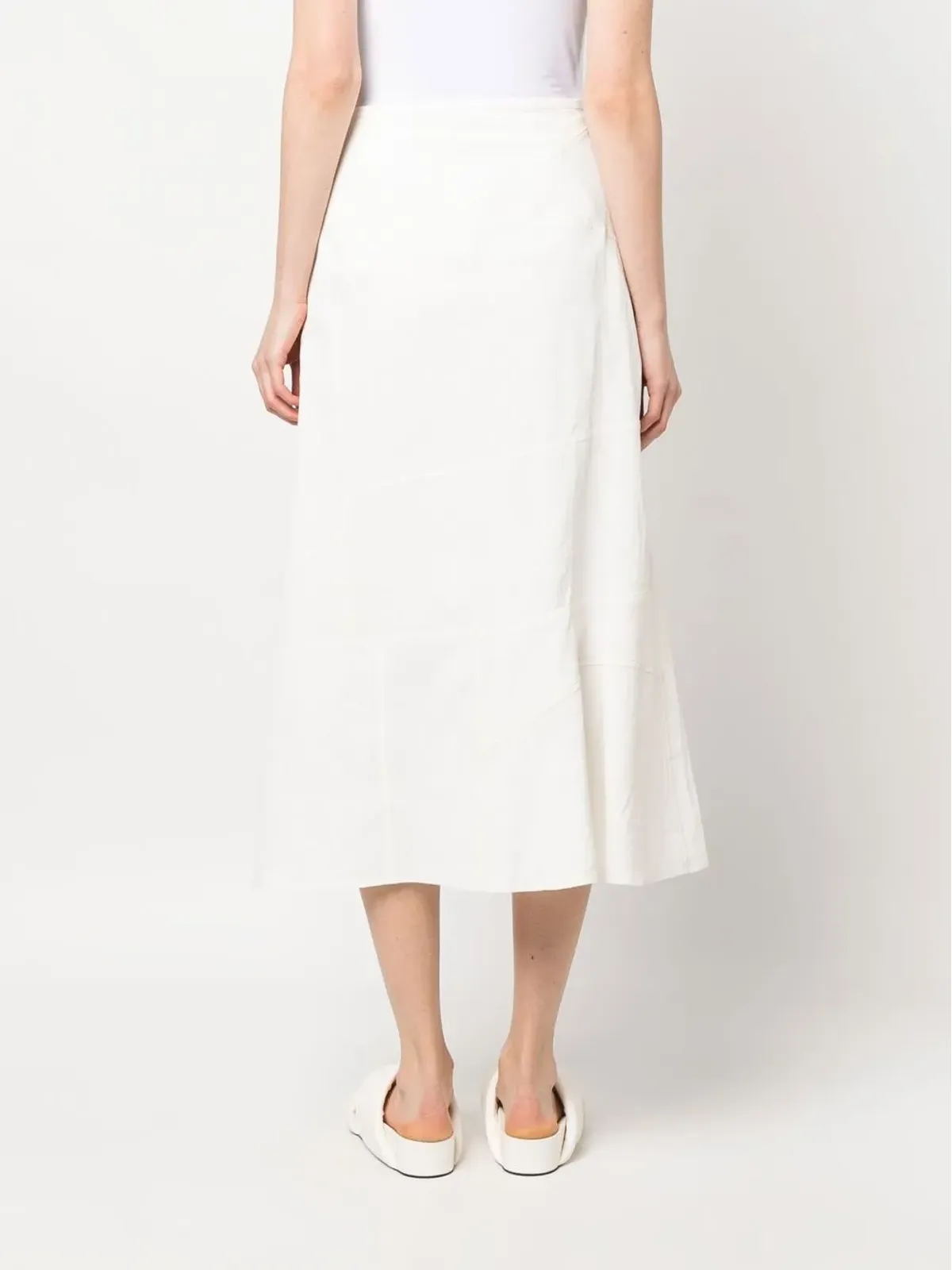 Jil Sander フレアパネルドミディスカート - 画像4