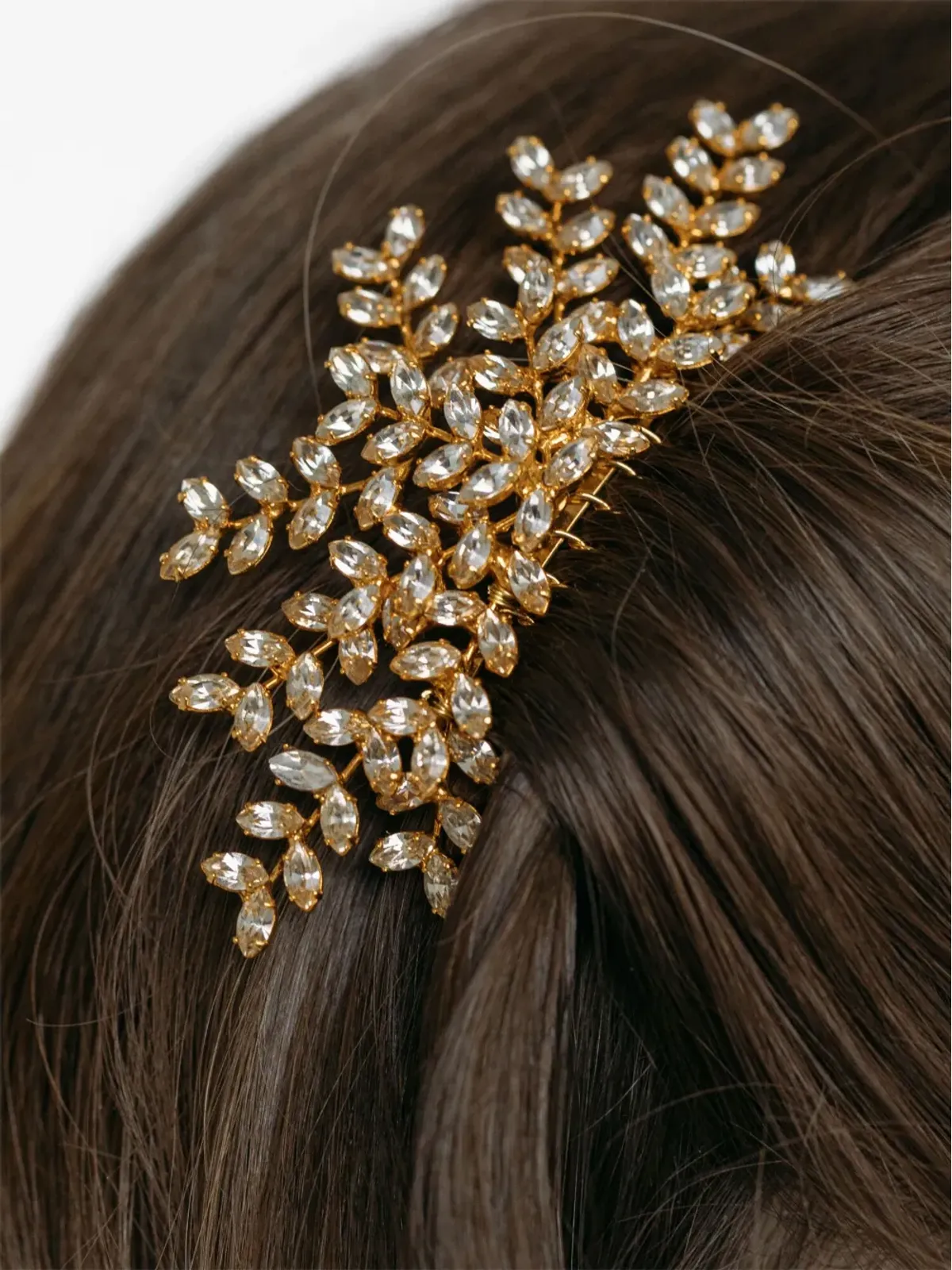 Jennifer Behr ミニョネット クリスタル装飾コーム - ゴールド - 画像2