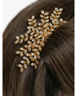 Jennifer Behr ミニョネット クリスタル装飾コーム - ゴールド - サムネイル2