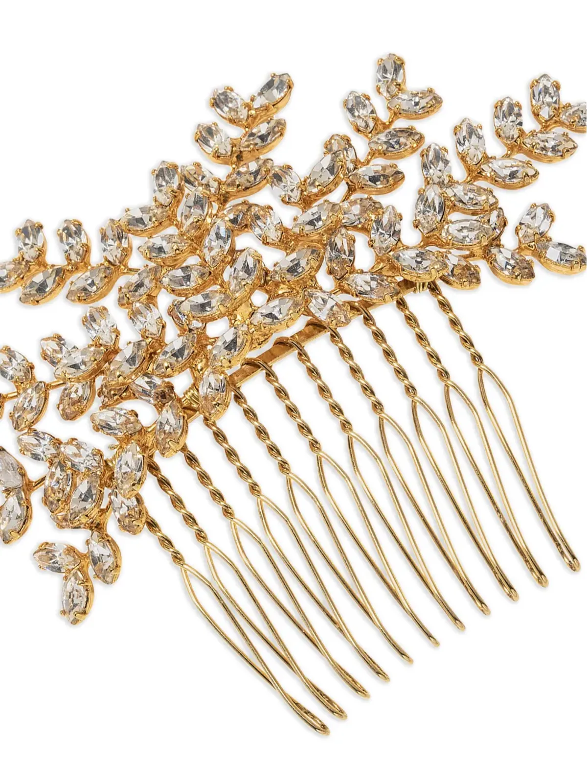 Jennifer Behr ミニョネット クリスタル装飾コーム - ゴールド - 画像3