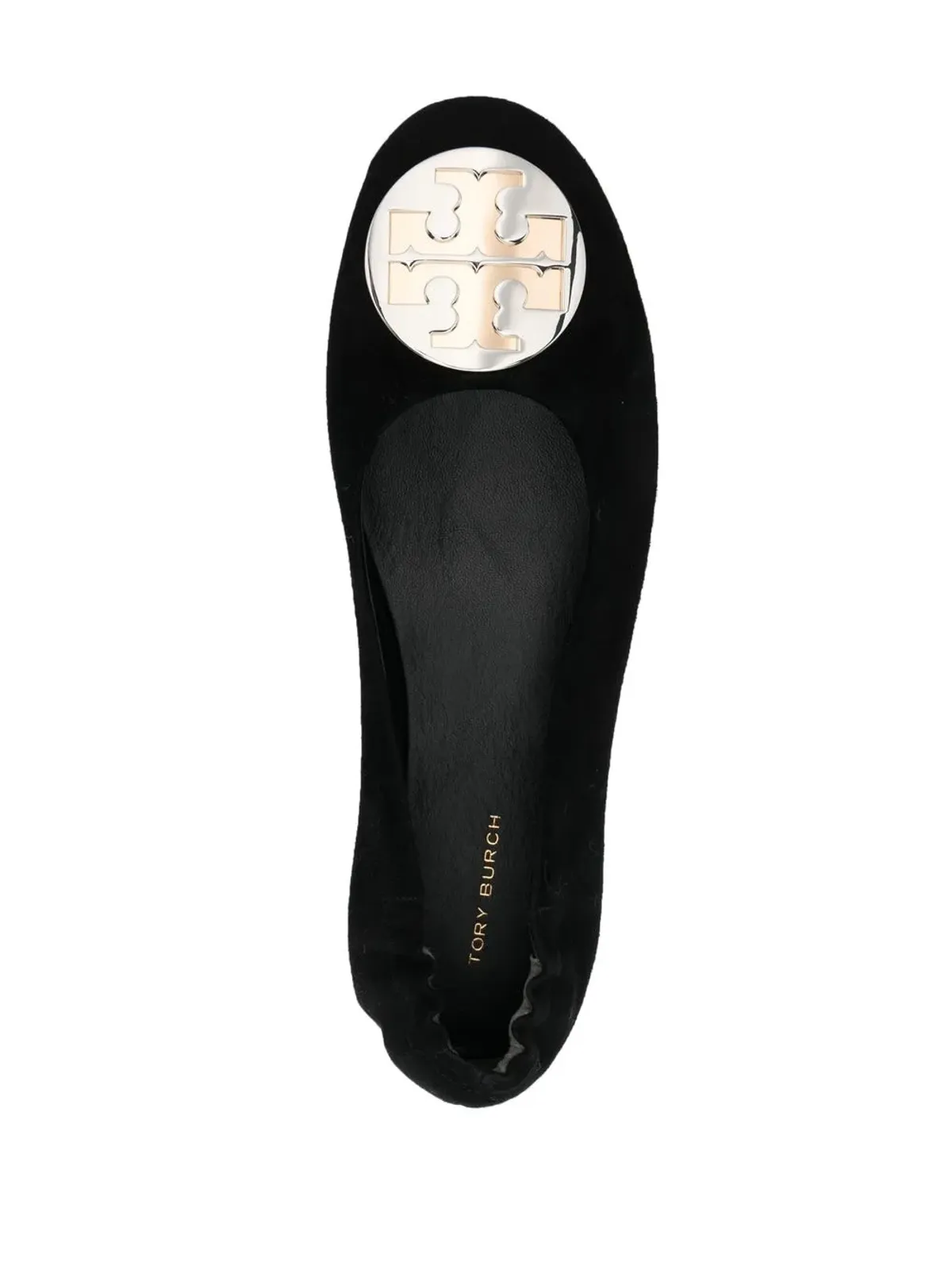 Tory Burch ロゴプレートディテール バレリーナシューズ - 画像4