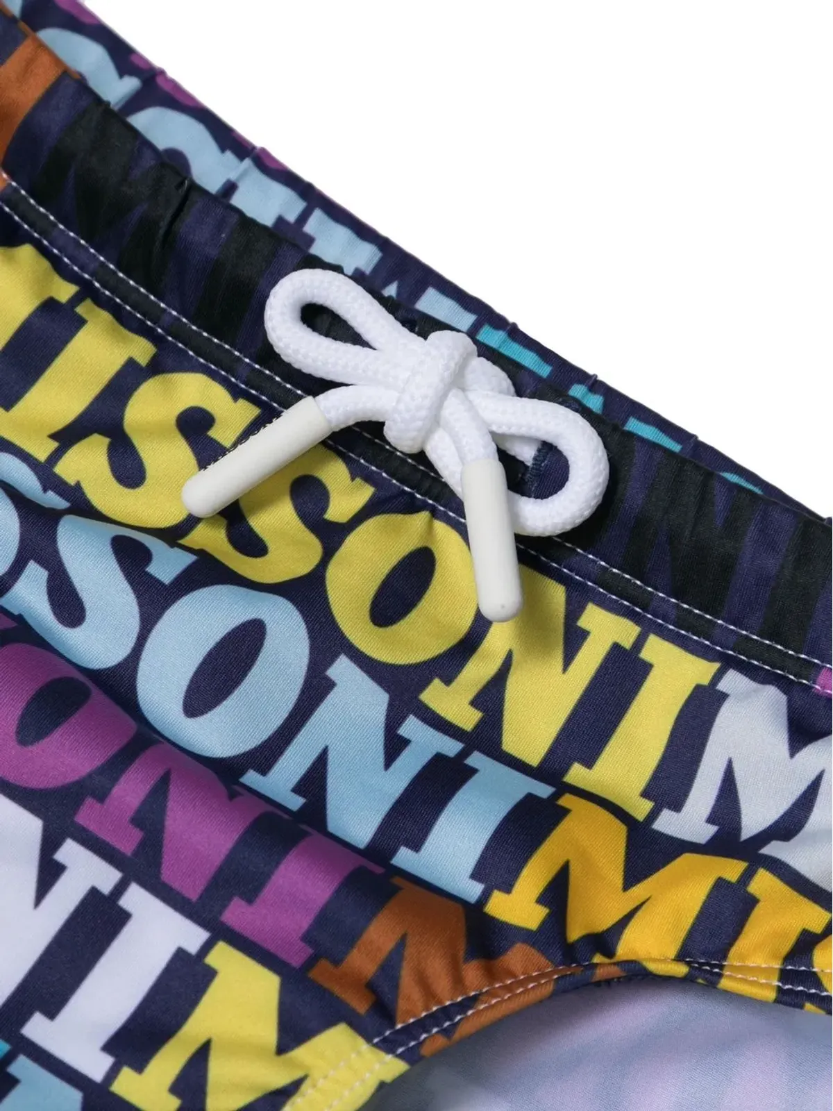 Missoni Kids ロゴプリントスイムトランクス - 画像2