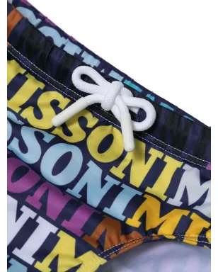 Missoni Kids ロゴプリントスイムトランクス - サムネイル2