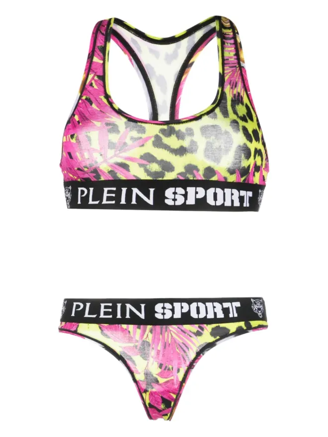 Plein Sport Plein Sport ロゴ入りアンダーバンド ランジェリーセット - ピンクの商品画像