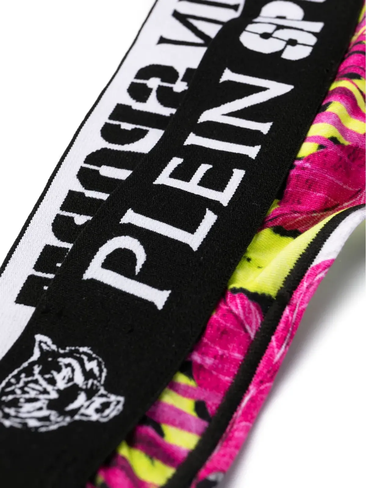 Plein Sport ロゴ入りアンダーバンド ランジェリーセット - ピンク - 画像3