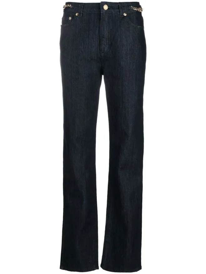 Michael Michael Kors Michael Michael Kors ストレートレッグチェーンディテールジーンズの商品画像