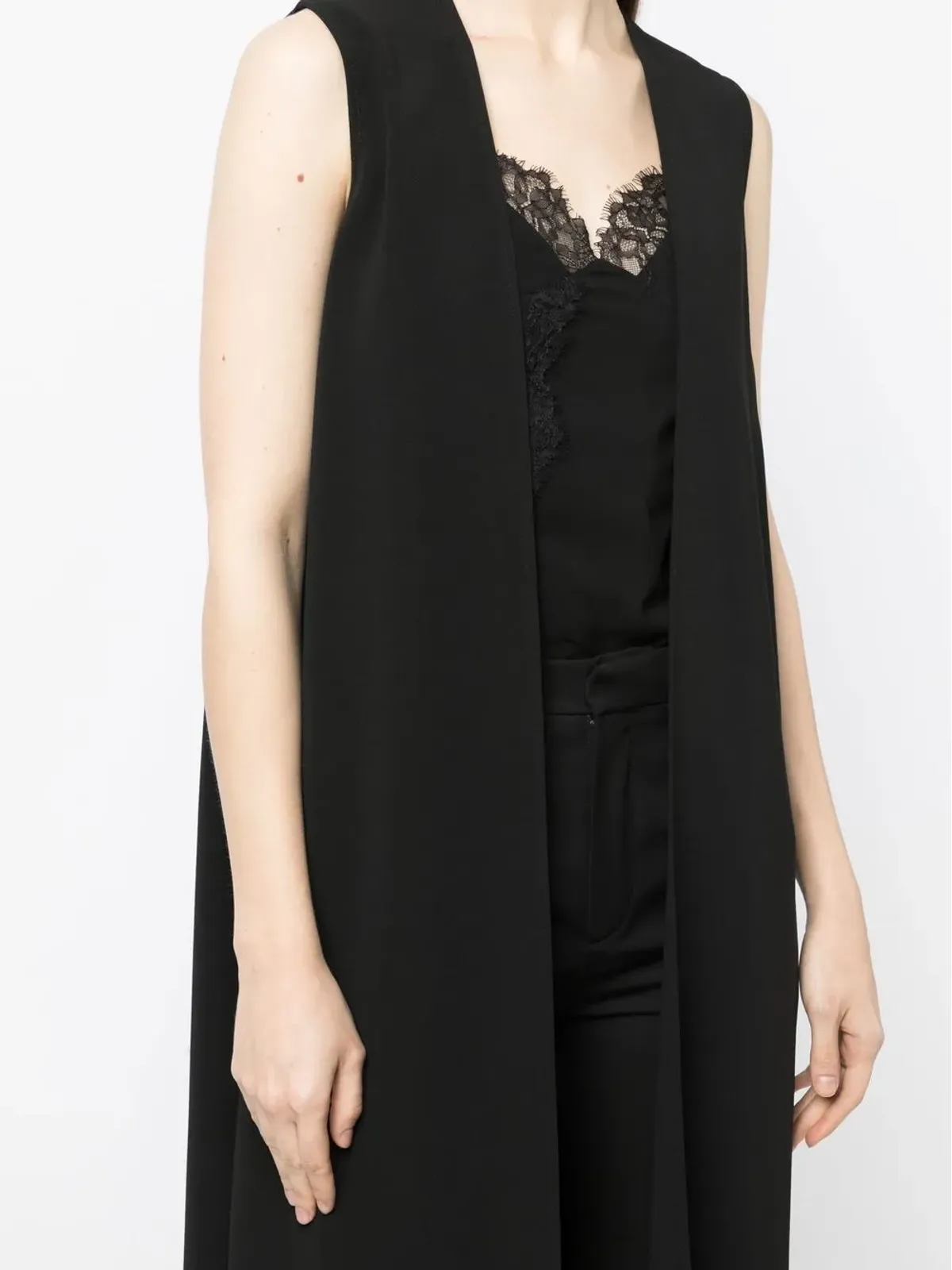 Elie Saab マキシオープンフロントジレ - 画像5