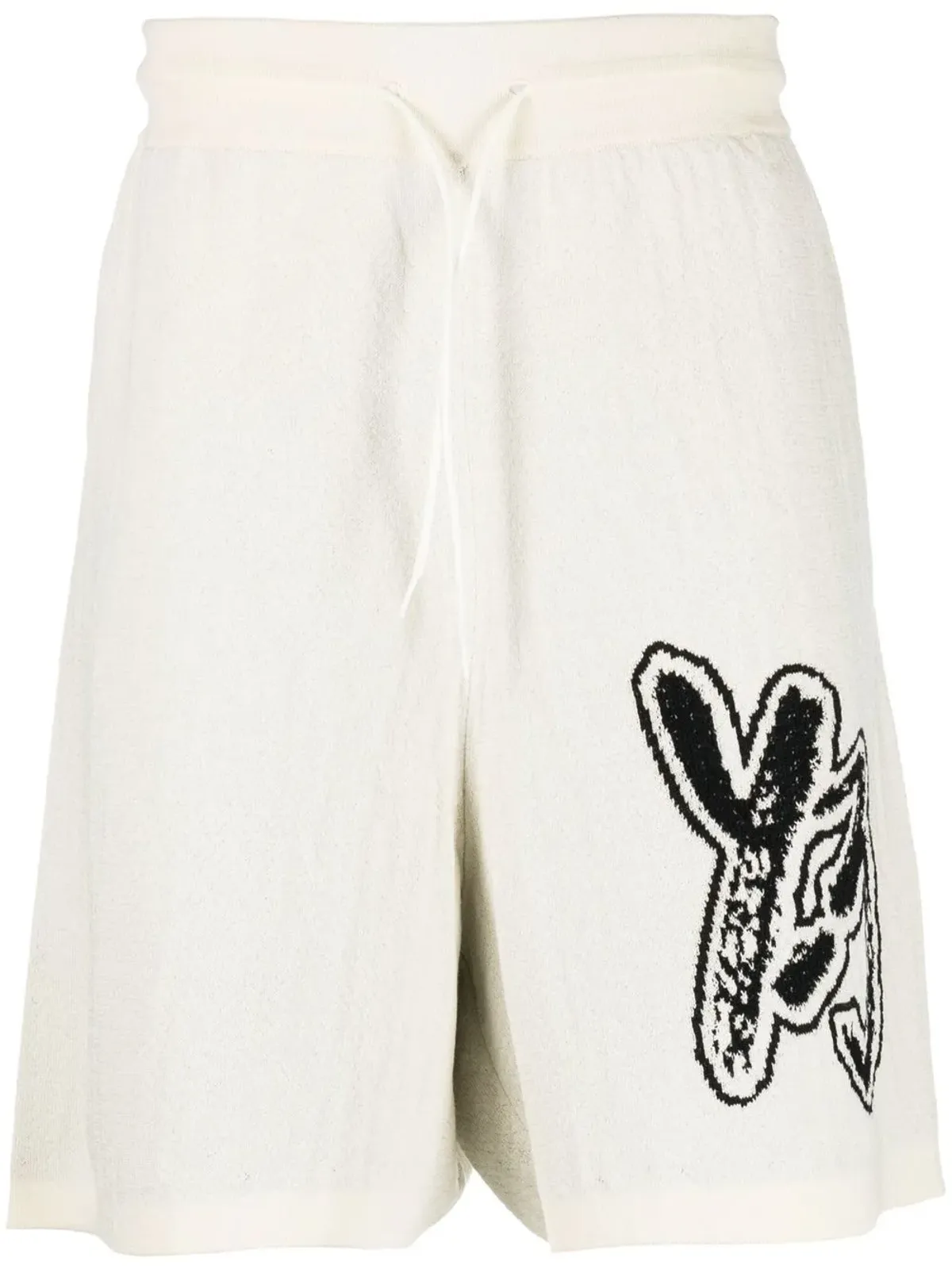 Y-3 インターシャニット ロゴ ベルマダショーツ - 画像1