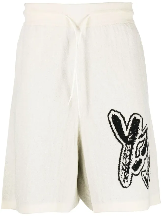 Y-3 Y-3 インターシャニット ロゴ ベルマダショーツの商品画像