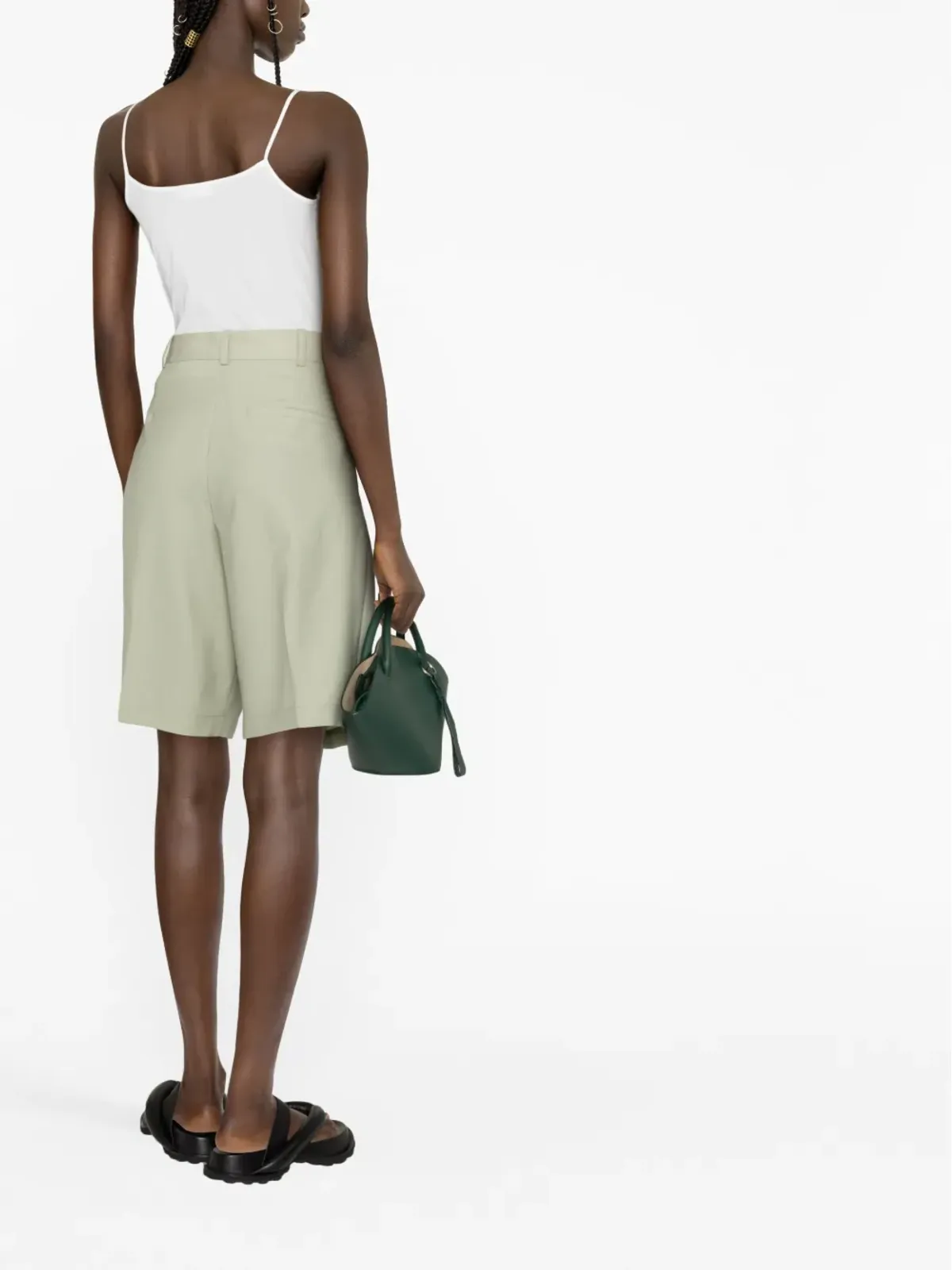 Jil Sander Vネックプレーンタンクトップ - 画像3