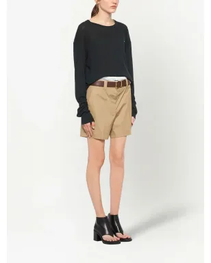 Miu Miu ロゴパッチ長袖Tシャツ - サムネイル3