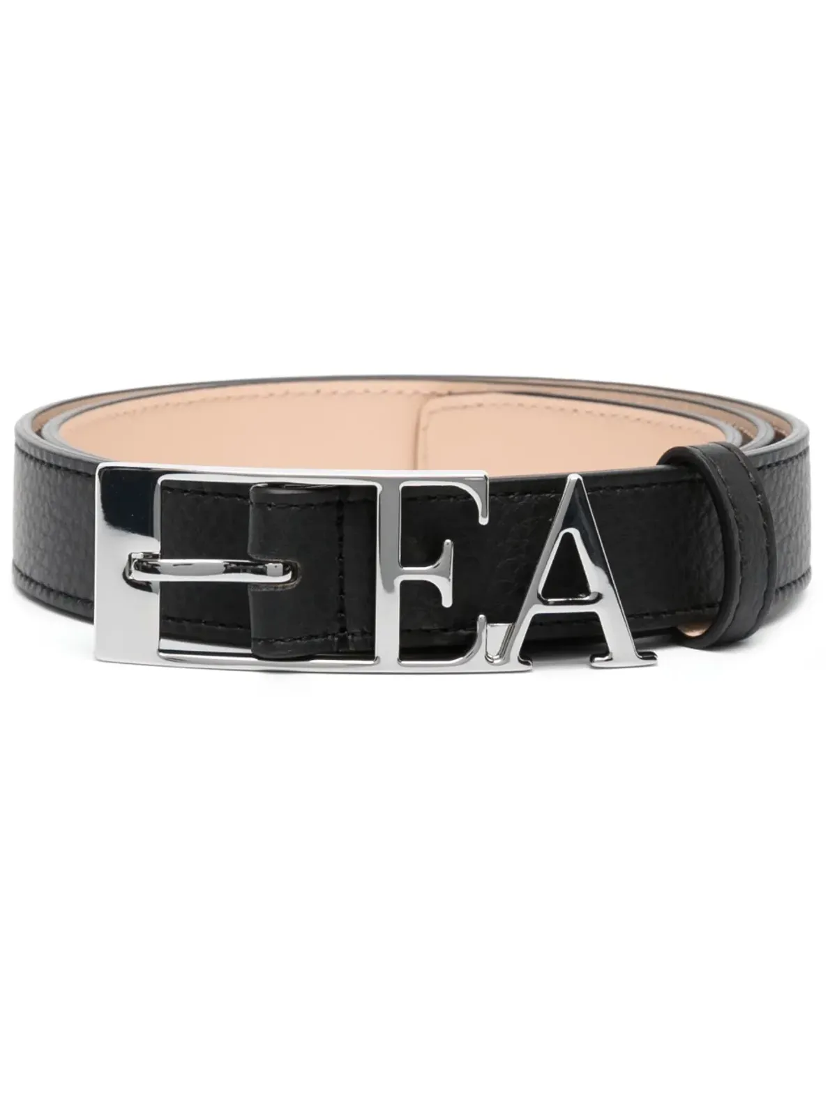 Emporio Armani ロゴ入りレザーベルト - 画像1