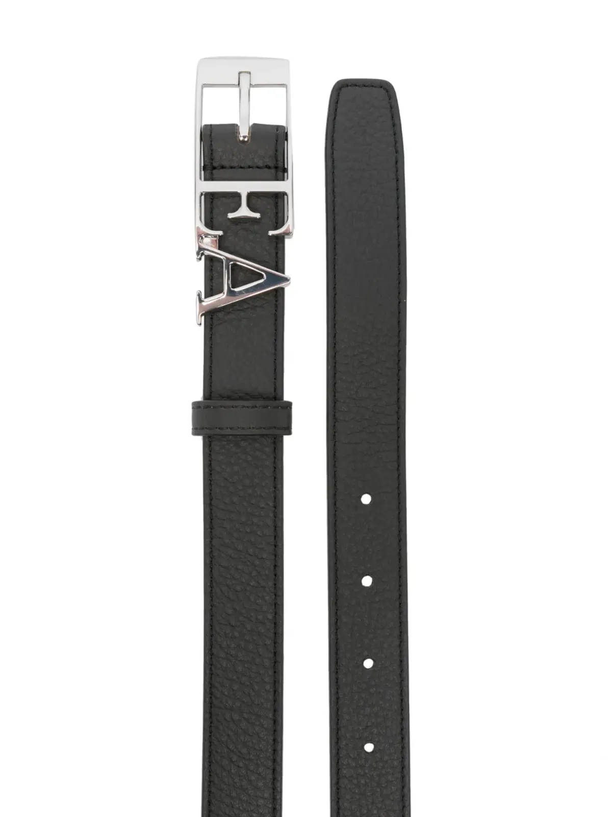 Emporio Armani ロゴ入りレザーベルト - 画像2