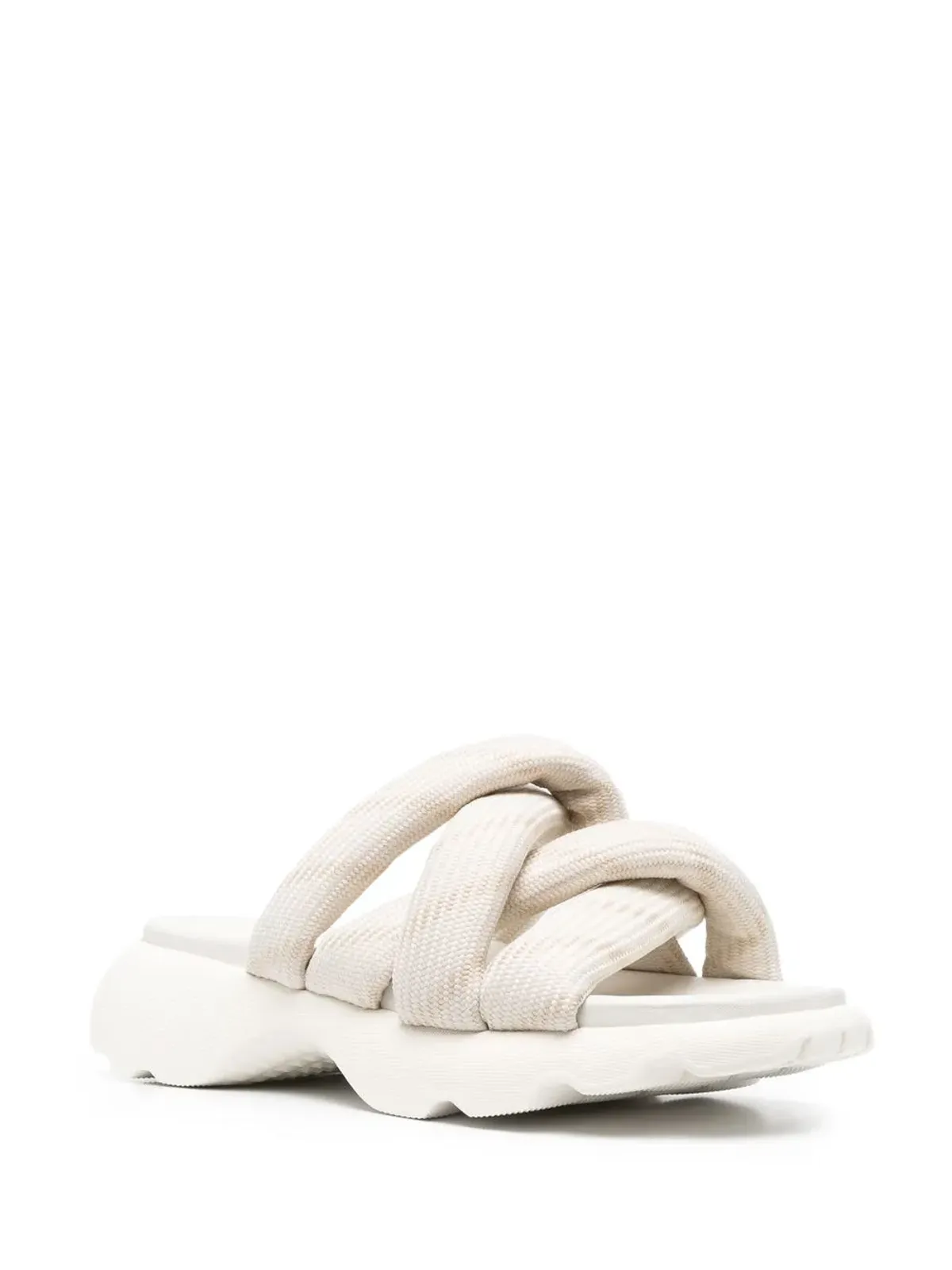 Moncler crossover-strap slides - 画像2