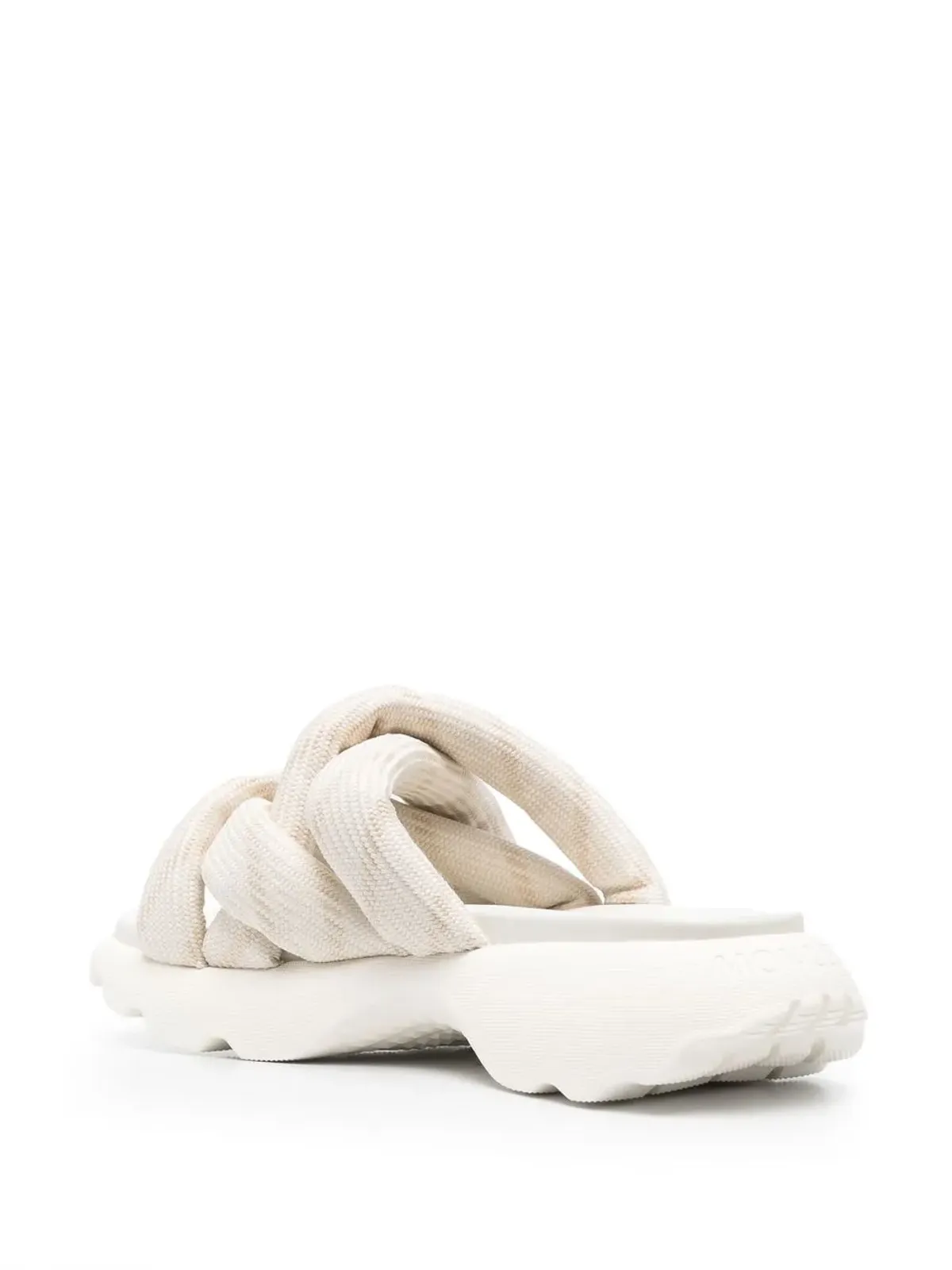 Moncler crossover-strap slides - 画像3