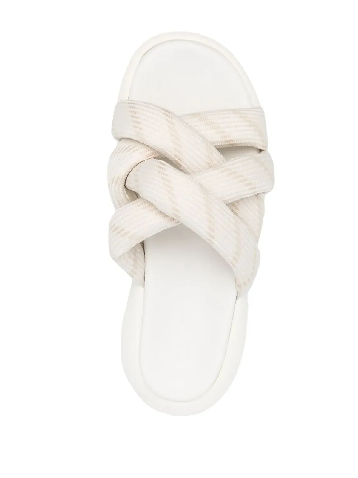 Moncler crossover-strap slides - 画像4