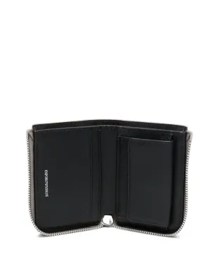 Emporio Armani ロゴスタンプ付きフェイクレザーウォレット（ブラック） - サムネイル3