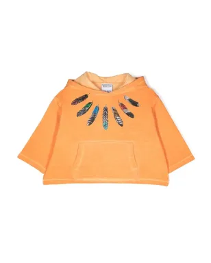 COUNTY OF MILAN KIDS フェザープリントフーディ - サムネイル1