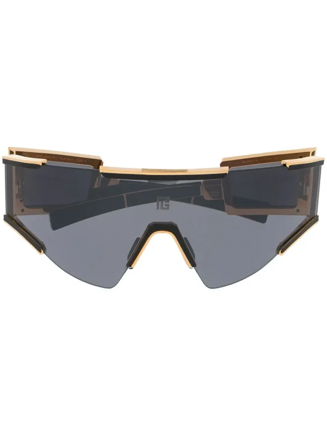 Balmain Eyewear Balmain Eyewear マスクエフェクトフレームサングラスの商品画像