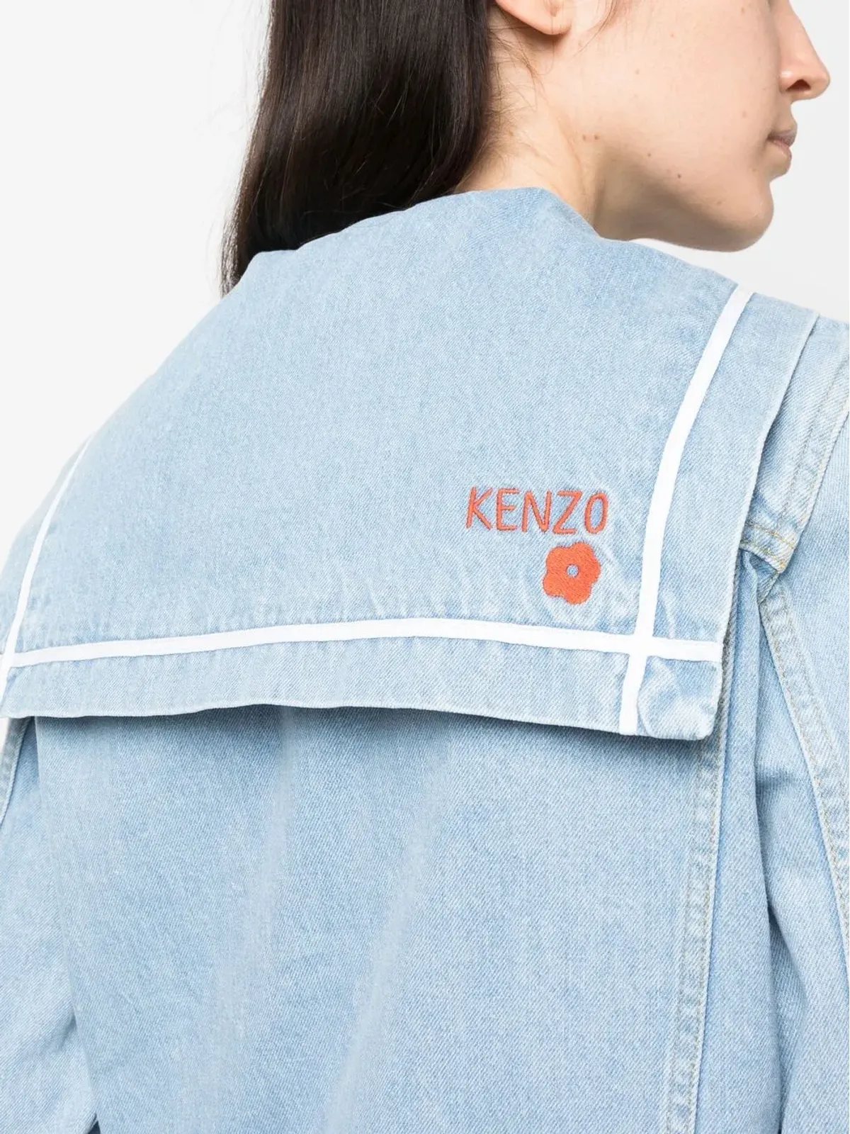 Kenzo セーラーロゴ刺繍デニムジャケット - 画像5