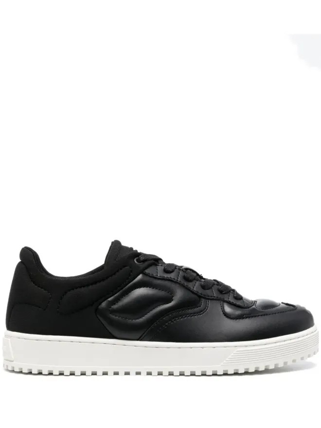Emporio Armani Emporio Armani キルティッド・ハイブリッド・レースアップスニーカーの商品画像