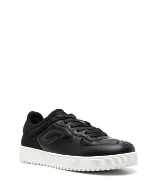 Emporio Armani キルティッド・ハイブリッド・レースアップスニーカー - サムネイル2