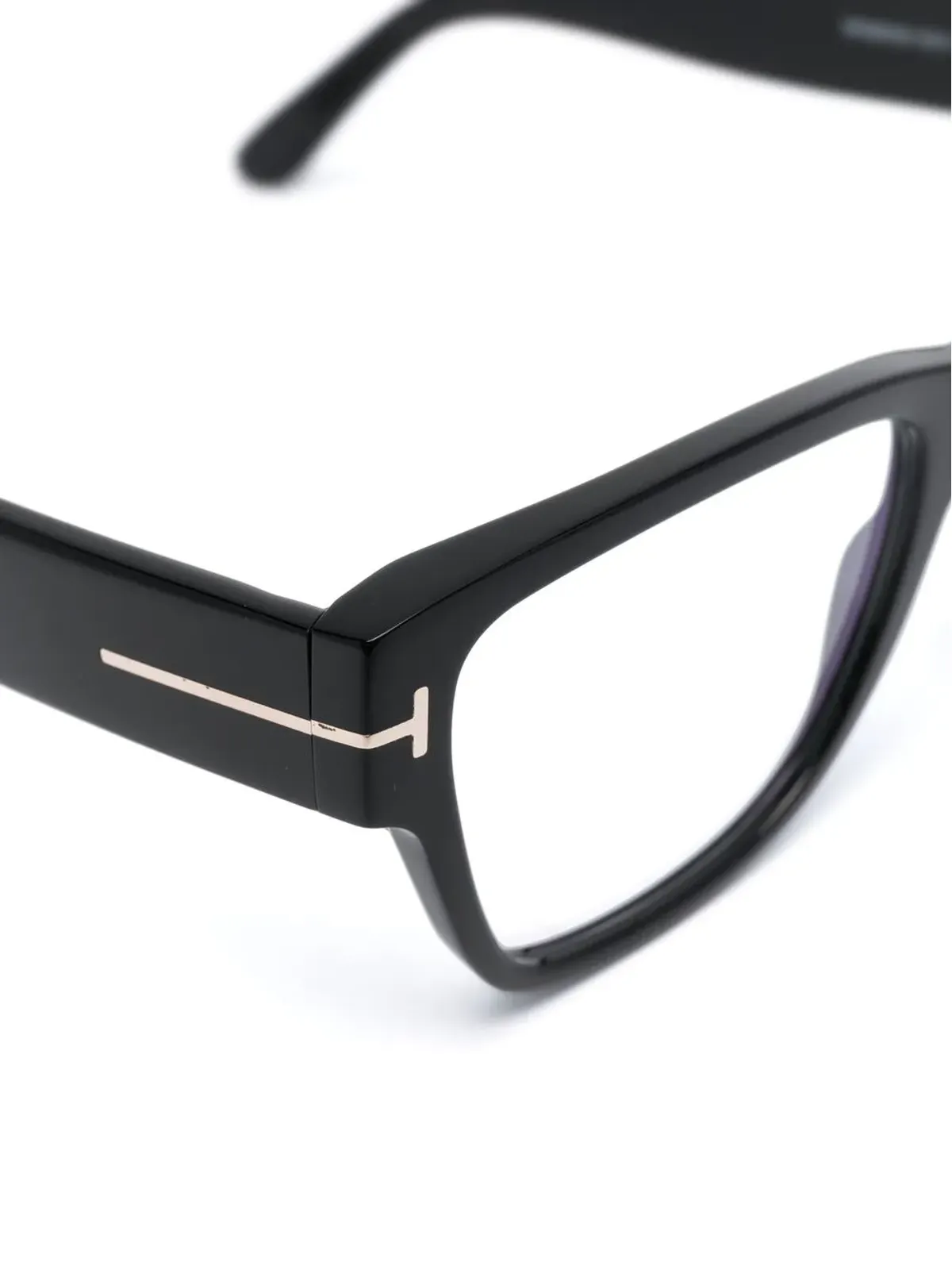 TOM FORD Eyewear キャットアイ眼鏡（刻印ロゴ入り） - 画像3