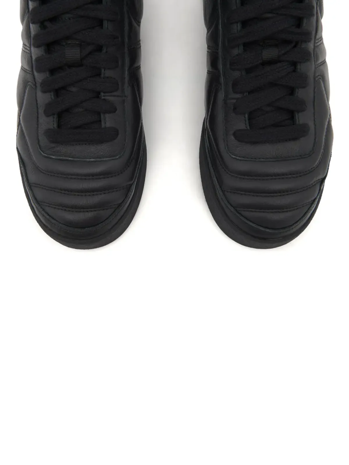 Courrèges ミッドクラブ02 レザー スニーカー - 画像5