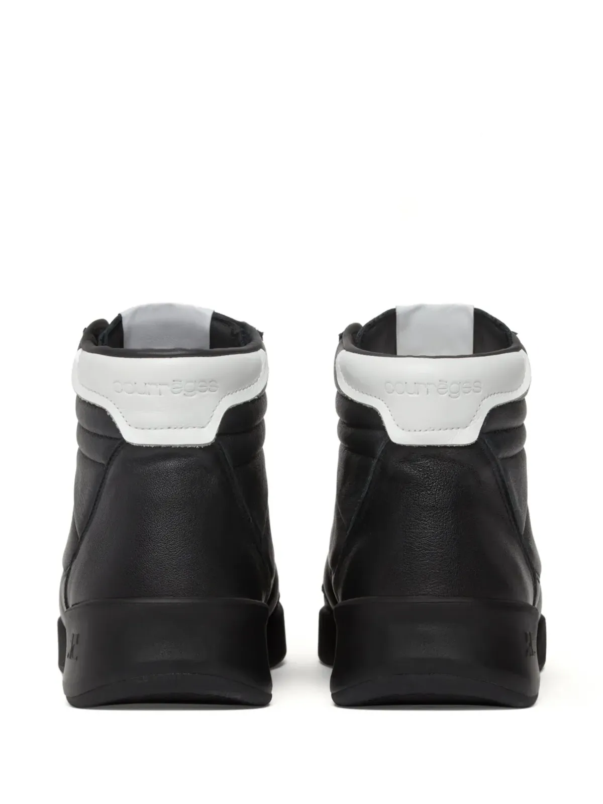 Courrèges ミッドクラブ02 レザー スニーカー - 画像4