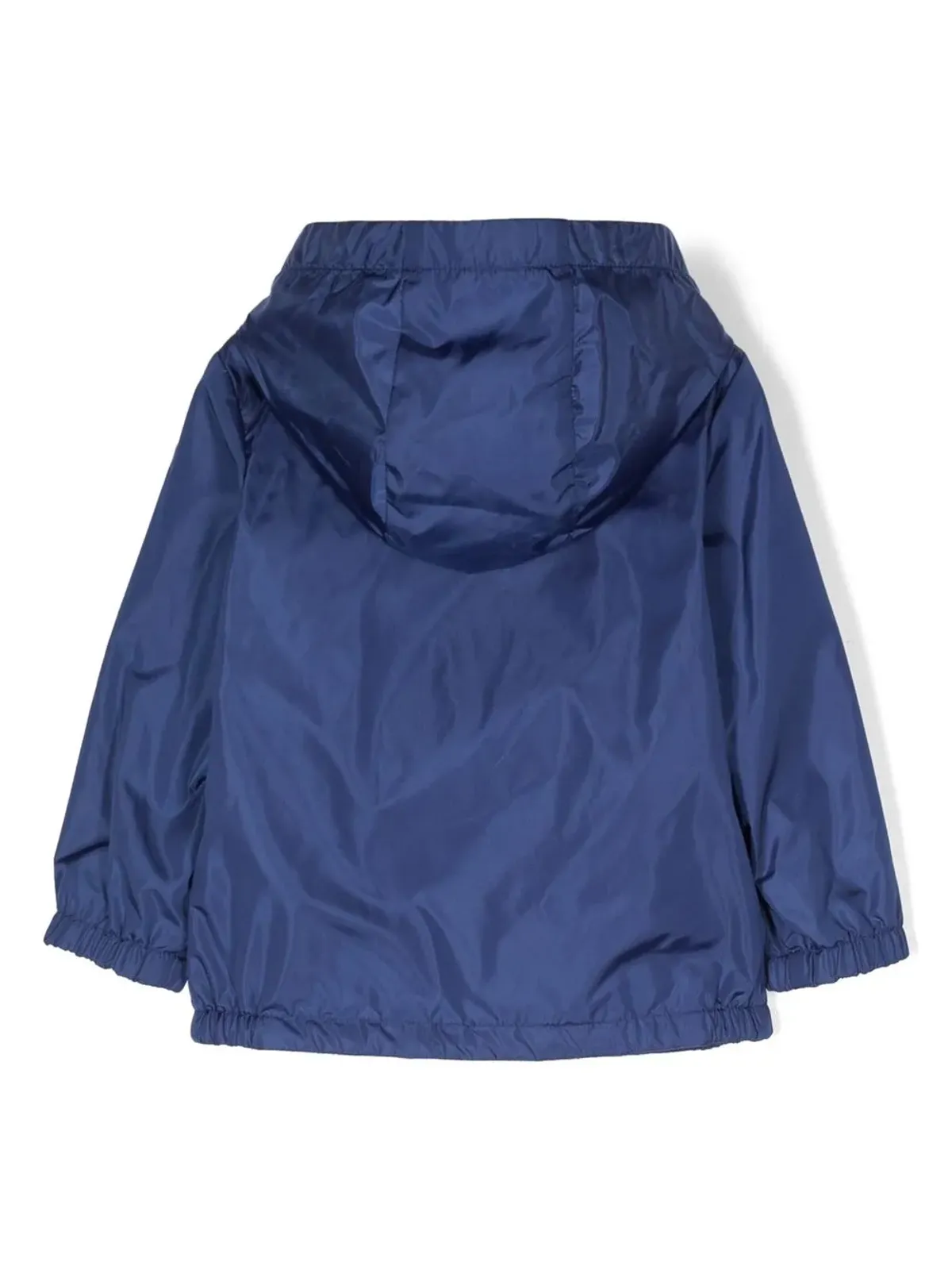 Moncler Enfant ロゴプリント フード付きレインジャケット - Blue - 画像2