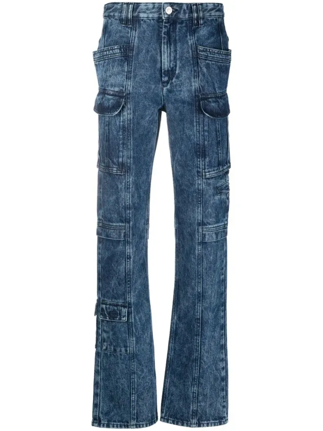 Isabel Marant ISABEL MARANT Vokayo ストレートレッグジーンズの商品画像