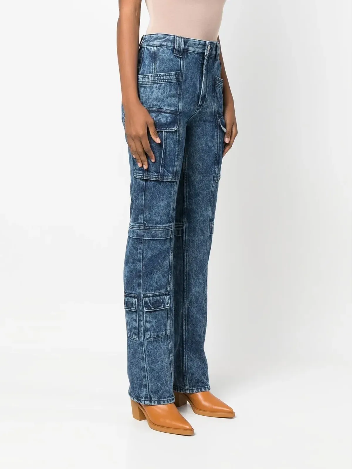 ISABEL MARANT Vokayo ストレートレッグジーンズ - 画像3