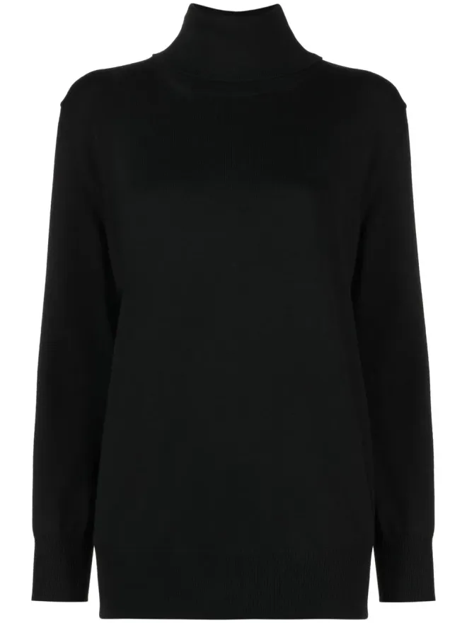 Jil Sander Jil Sander リブ編みウールセーター（ブラック）の商品画像