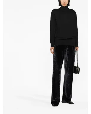 Jil Sander リブ編みウールセーター（ブラック） - サムネイル2