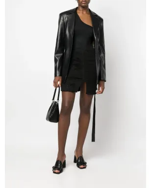 Rick Owens DRKSHDW ダメージデニム ミニスカート - サムネイル2