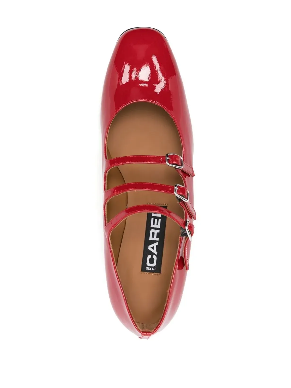Carel Paris バックル付きパテントレザー パンプス - 画像4